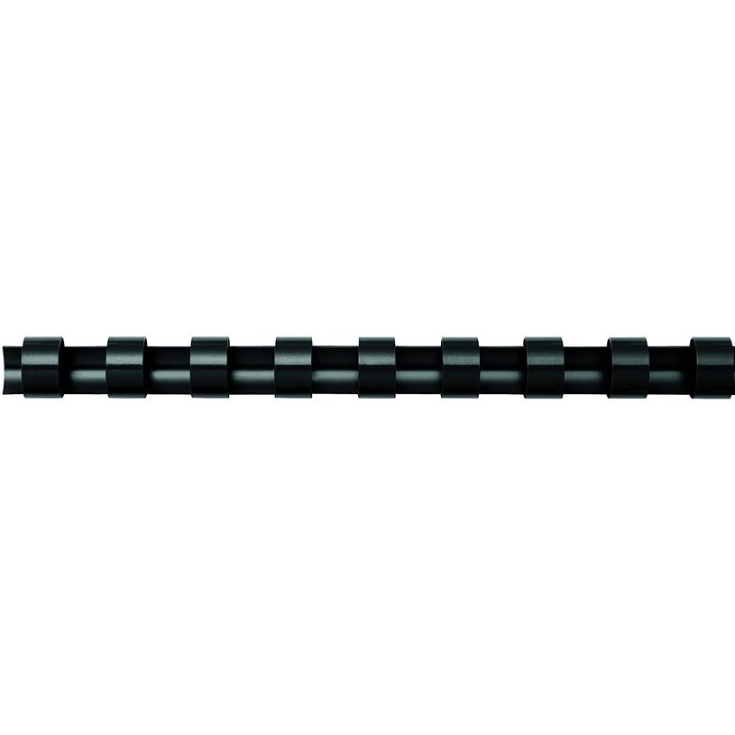 3584770910198-DSB - 25 anneaux de reliure en plastique - 16 mm - jusqu'à 120 feuilles - noir-P_79440835_3-2