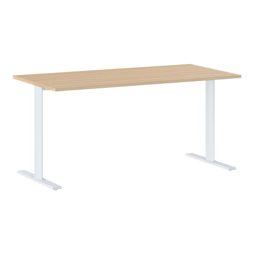 3483600857811-Bureau YES ! - 140 cm - Pieds métal fixes - Chêne-P_79440913_1-0