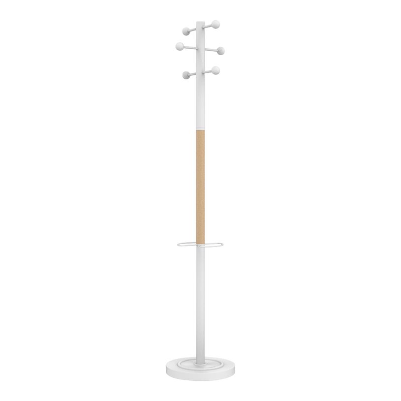 3595560025411-Unilux Access - Porte-manteau - 6 patères - blanc/bois-P_79441148_5-0