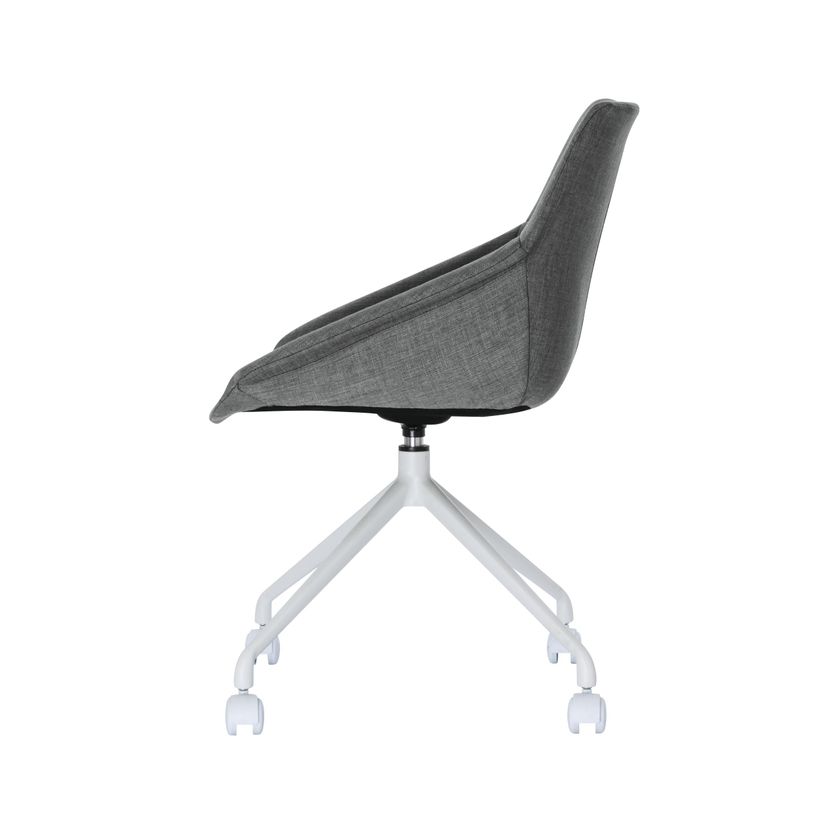3660141233001-Lot de 2 chaises LUGE - pieds blancs sur roulettes - anthracite-P_79441250_3-2