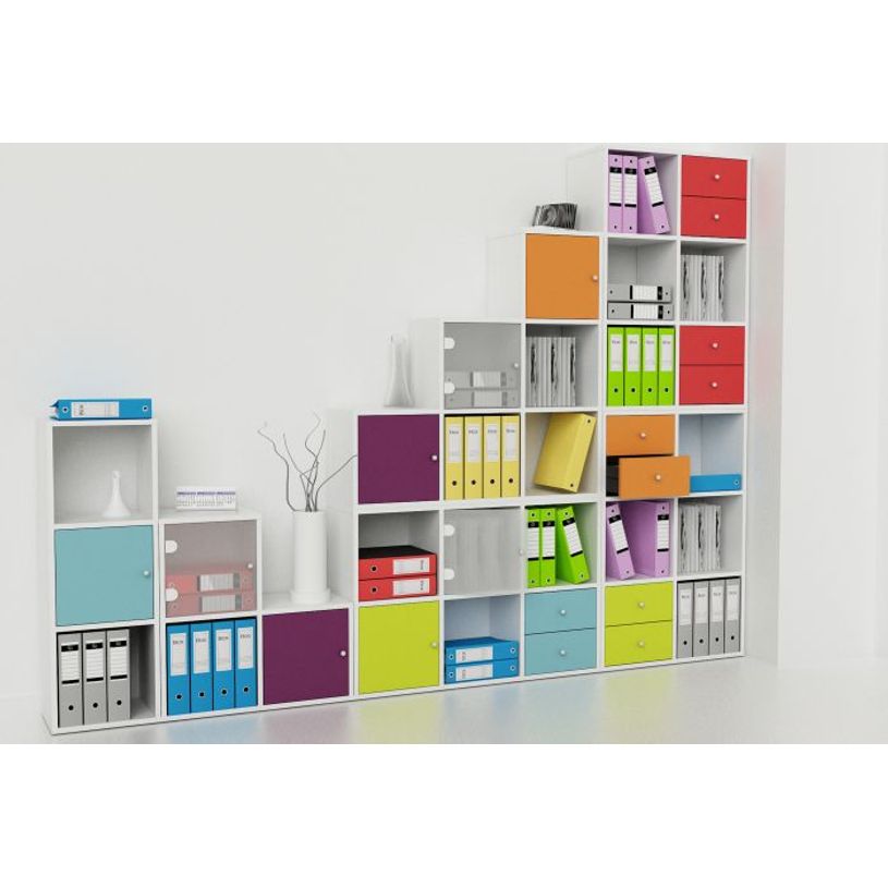7331910005001-Bibliothèque modulaire MAXICOLOR - 9 cases - blanc-P_79441456_2-1
