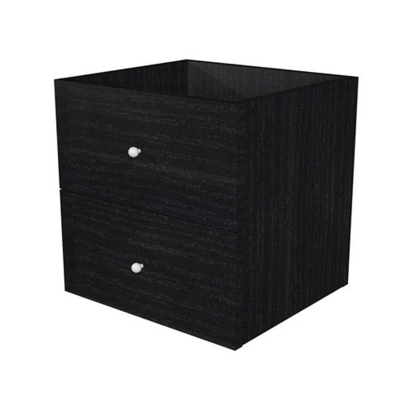 7331910007159-Jeu de 2 tiroirs pour bibliothèque MAXICOLOR - imitation frêne noir-P_79441469_1-0