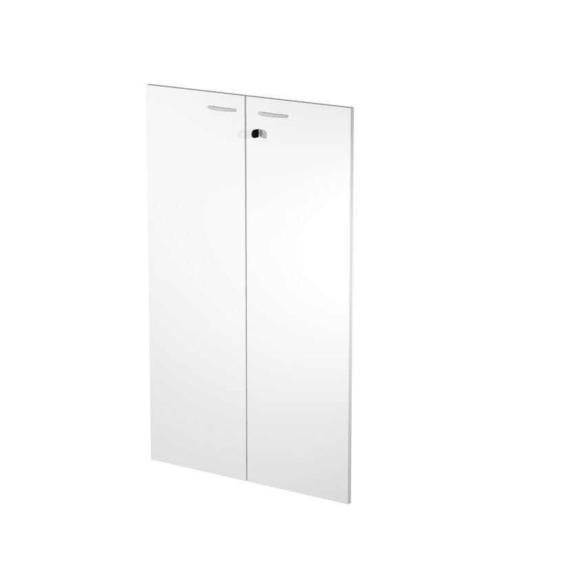 2012349513583-Jeu de 2 portes pour bibliothèque mi-haute - blanc-P_79441819_1-0
