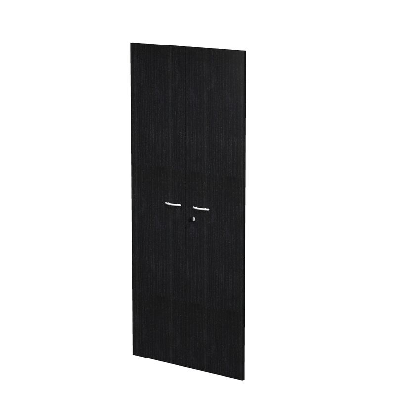 2012349513866-Jeu de 2 portes pour bibliothèque haute - anthracite-P_79441833_1-0