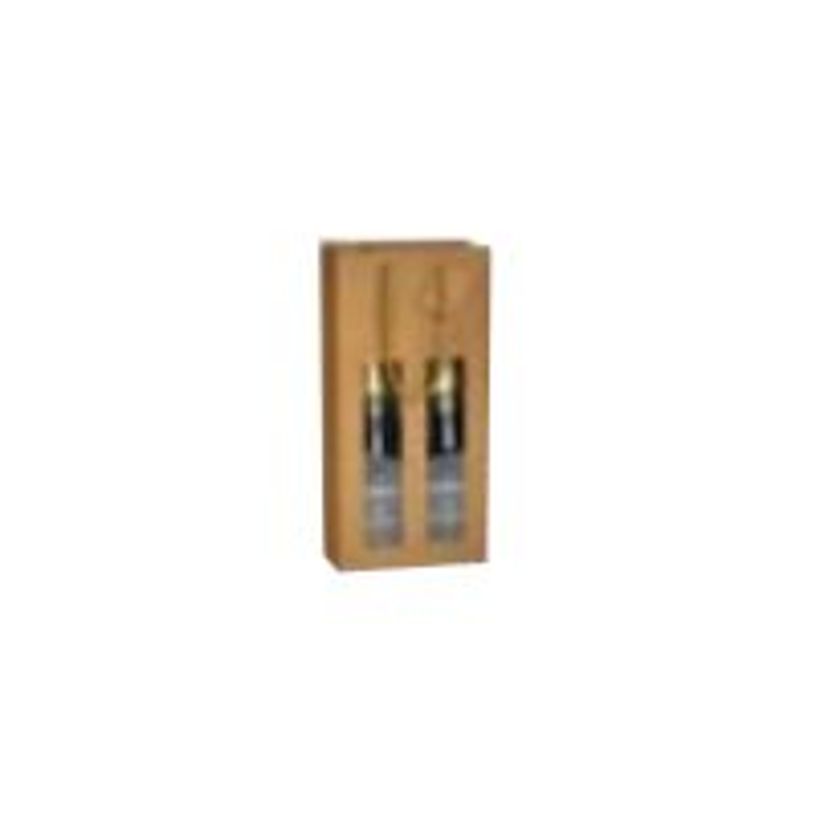 3700481661697-Logistipack - Sac cadeau à fenêtre pour 2 bouteilles - poignées cordelières - 27 cm x 9-P_79441963_1-0