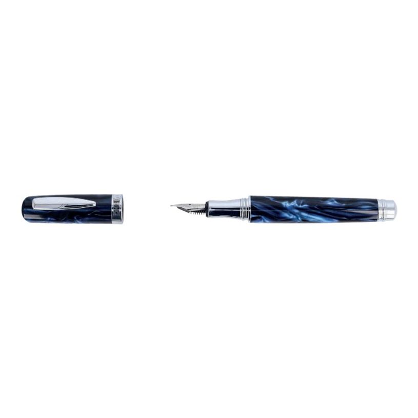 4014421440068-Online Bohemian Art - Stylo plume bleu - pointe moyenne-P_79442016_2-1