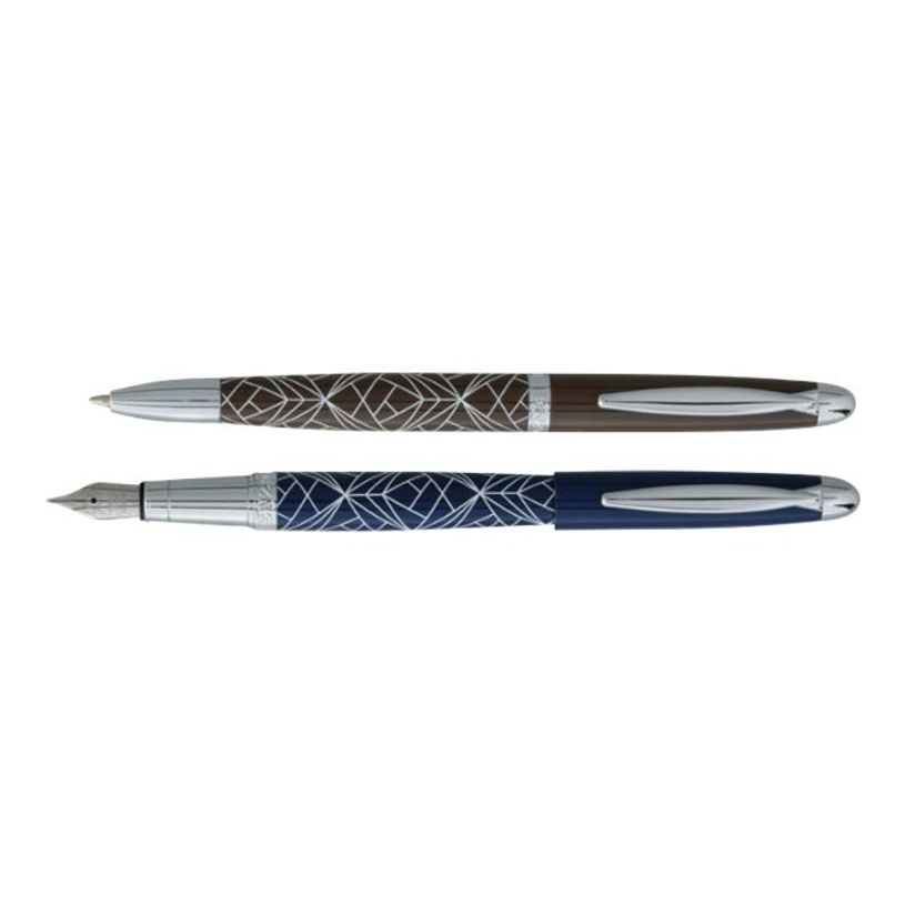 3219918262432-Enzo Varini Maggiore - Parure Stylo bille/Stylo plume orange-P_79442358_1-0