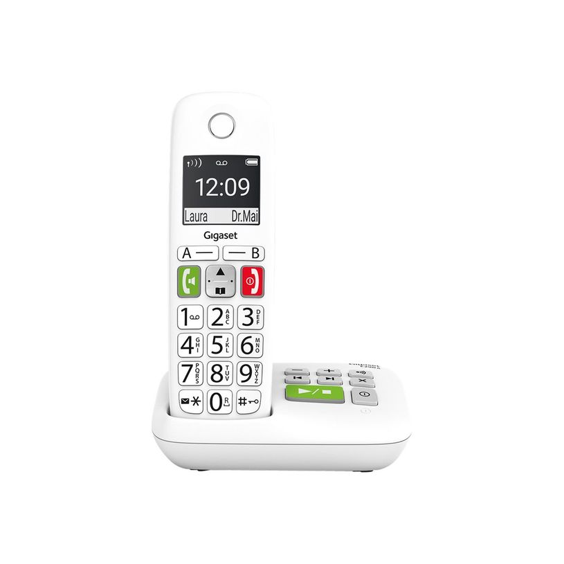 4250366856117-Gigaset E290A - téléphone sans fil à grosse touche - avec répondeur - blanc-P_79442770_2-1