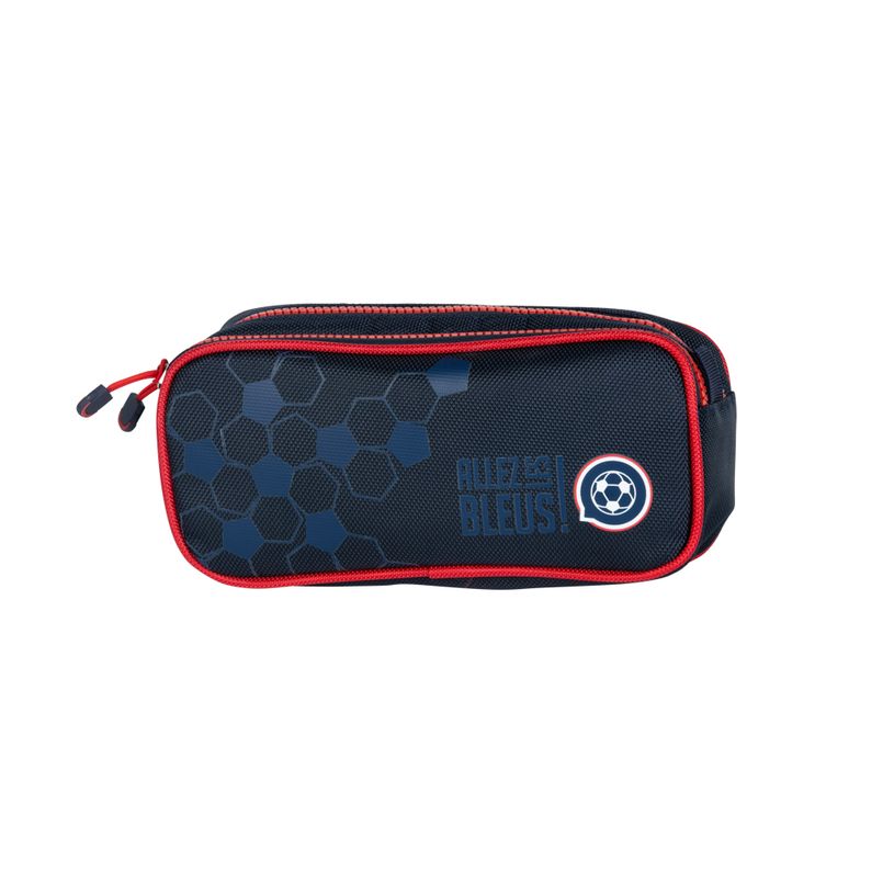 3661507127385-Allez les Bleus! - Trousse rectangulaire 2 compartiments - Kid'abord-P_79442956_1-0
