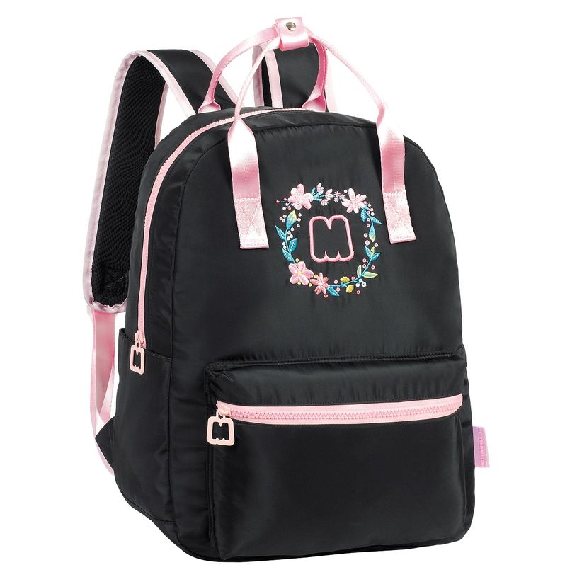 5600446634989-Marshmallow - Sac à dos Floral noir - 1 compartiment - Kid'abord-P_79443033_1-0