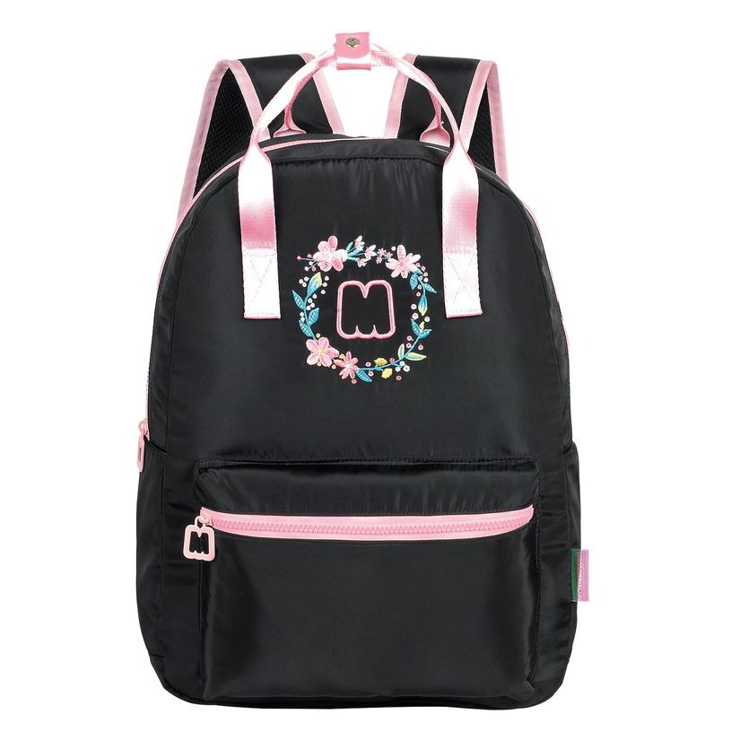 5600446634989-Marshmallow - Sac à dos Floral noir - 1 compartiment - Kid'abord-P_79443033_2-1