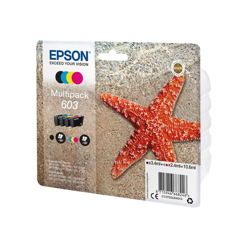 8715946668246-Epson 603 Etoile de mer - pack de 4 - noir, cyan, magenta, jaune - cartouche d'encre origin-P_79443106_2-1