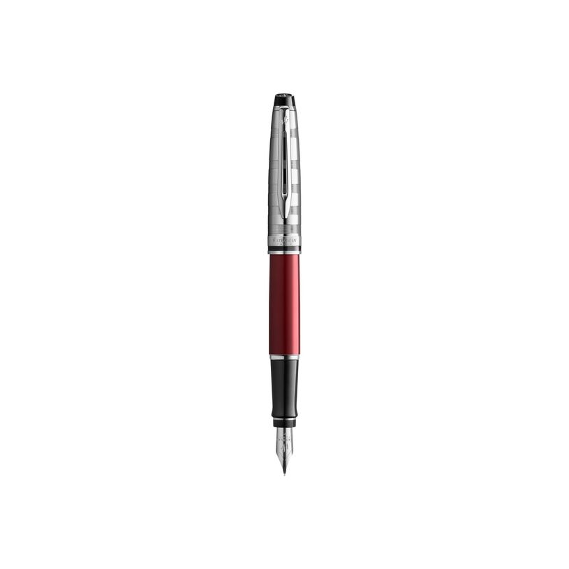 3026980936587-Waterman Expert Deluxe - Stylo plume rouge - pointe fine-P_79443282_2-1