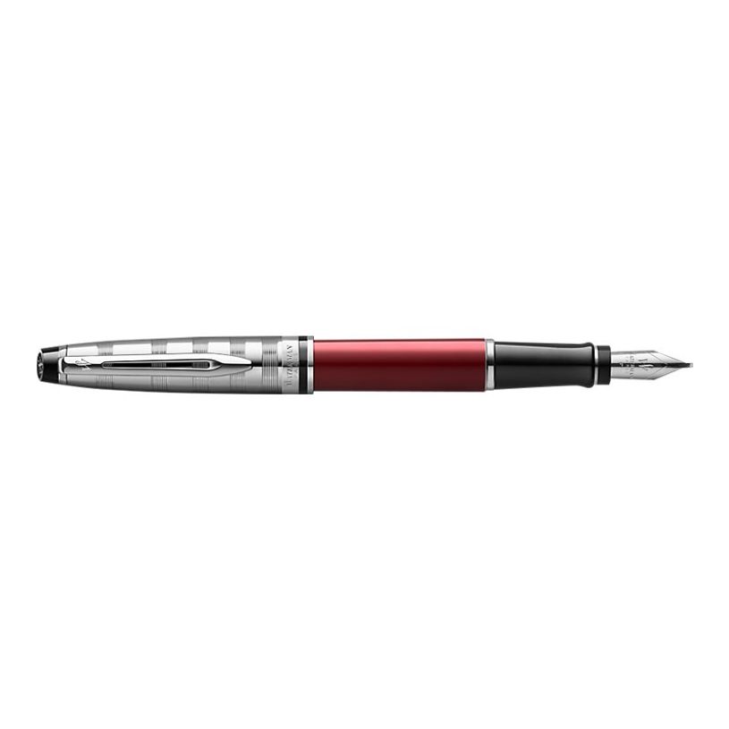 3026980936587-Waterman Expert Deluxe - Stylo plume rouge - pointe fine-P_79443282_5-4