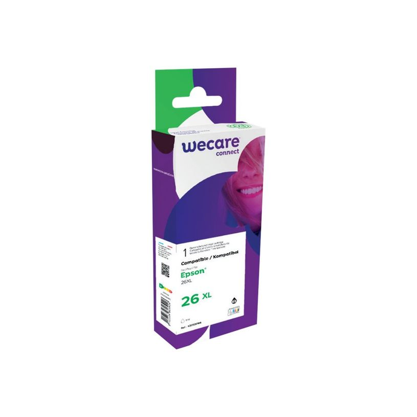 3112539803926-Cartouche compatible Epson 26XL Ours polaire - noir photo - Wecare-P_79443340_1-0