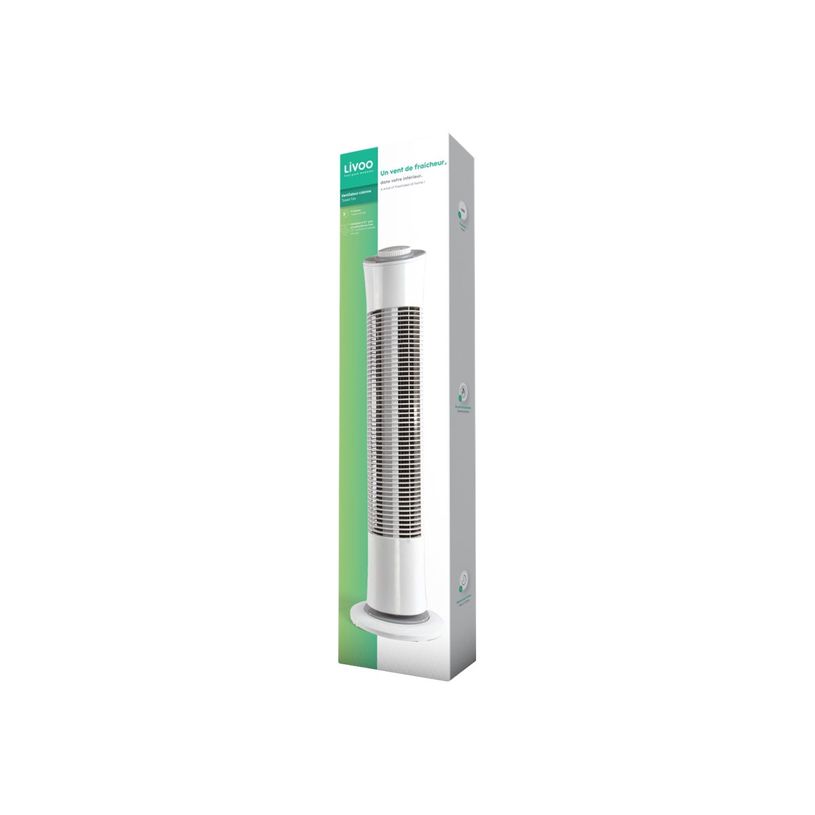 3523930093609-Livoo - Ventilateur colonne - 3 vitesses - blanc-P_79443464_1-2