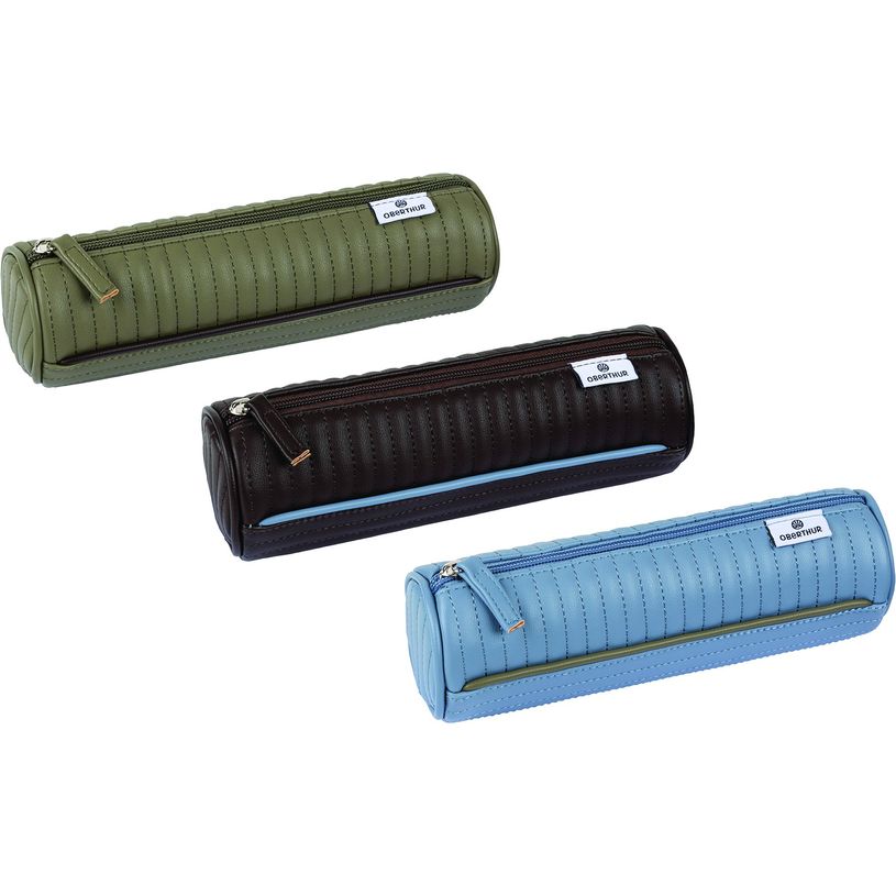 3108726489677-Trousse ronde Colors Wall Street - 1 compartiment - 3 coloris disponibles - Oberthur-P_79443729_1-0