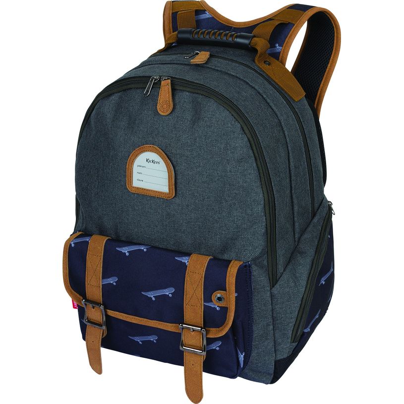 3664447077420-Sac à dos Kickers Skate - 2 compartiments - Oberthur-P_79443754_2-1