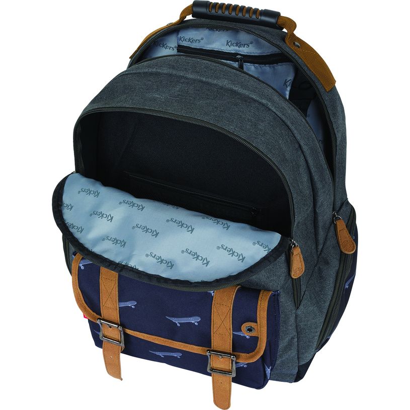 3664447077420-Sac à dos Kickers Skate - 2 compartiments - Oberthur-P_79443754_5-4