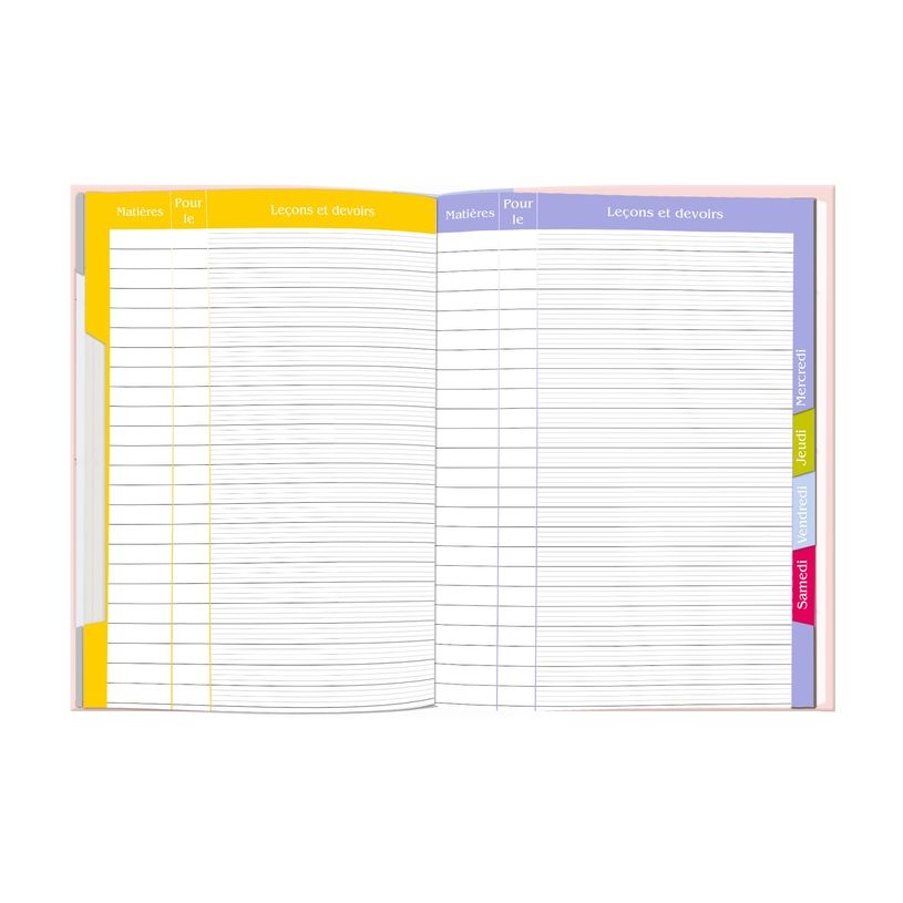 3664447077567-Cahier de textes Football - 15,5 x 22 cm - Oberthur-P_79443757_2-1