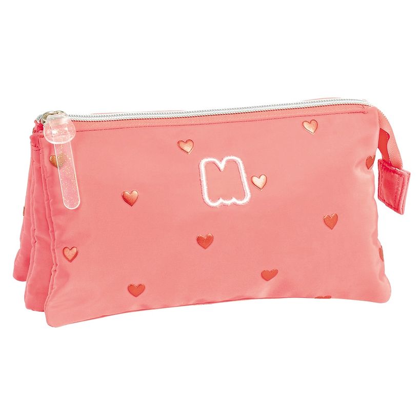 5600446634828-Marshmallow Puff Cœur - Trousse 3 compartiments rose - Kid'abord-P_79443862_1-0