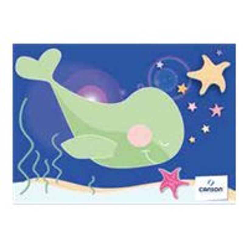 3148950010018-Canson Creative décor kids - Carton à dessin - 32 x 45 cm - blanc-P_79443955_1-0