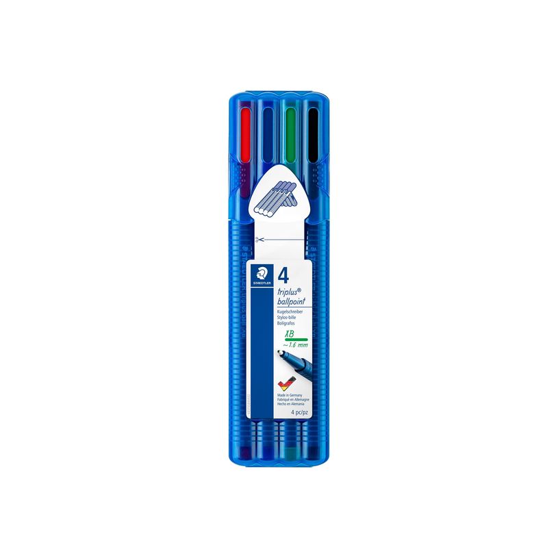 4007817438626-STAEDTLER triplus ball 437 - 4 Stylos à bille - couleurs assorties-P_79444061_2-1