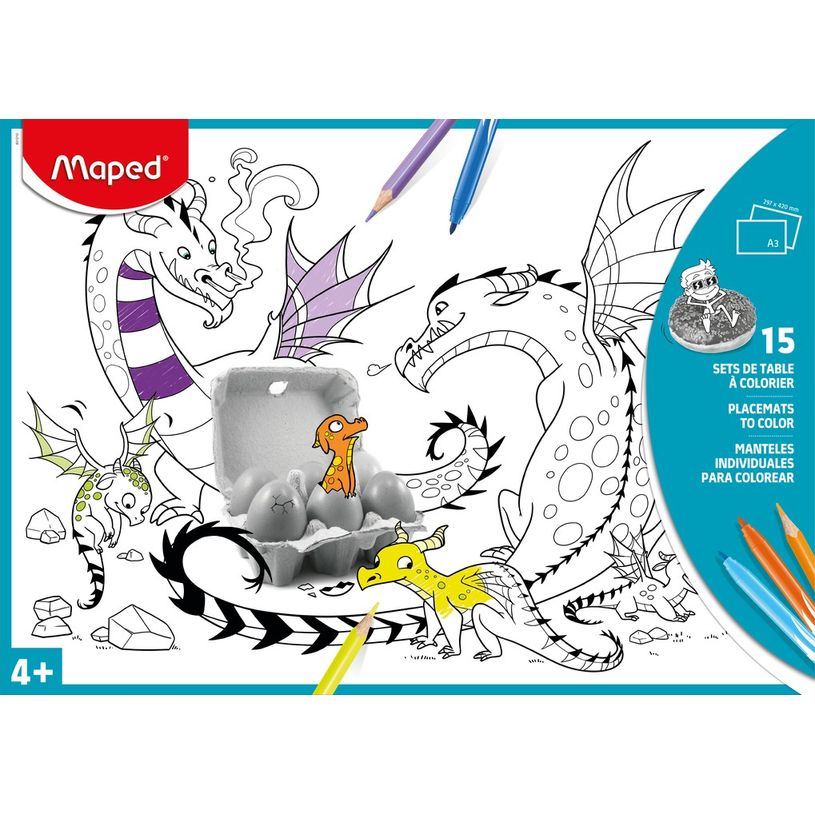3154148312109-Maped - 15 sets de table à colorier-P_79444097_1-0