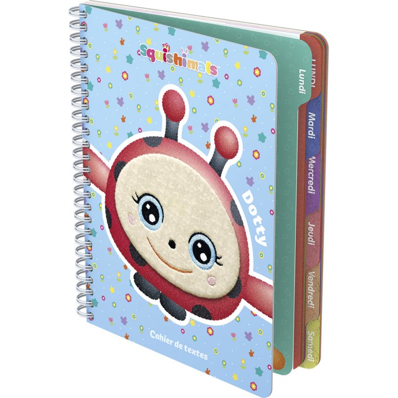 3020120145631-Cahier de textes Squishimals Collector - 17 x 22 cm-P_79444257_1-0