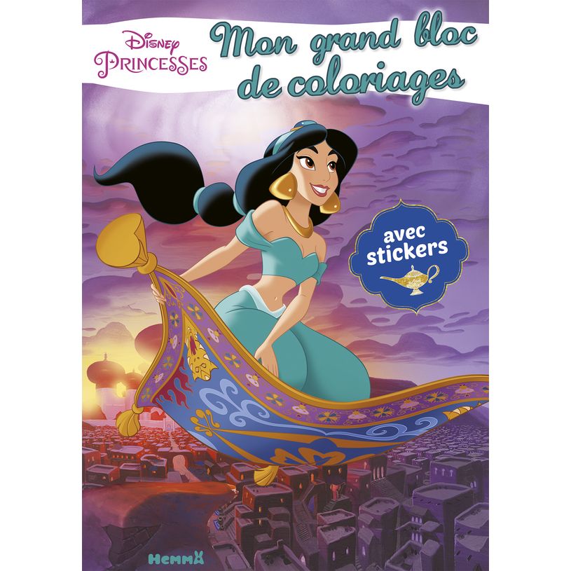 9782508043260-Disney Aladdin - Mon grand bloc de coloriages avec stickers-P_79444488_1-0