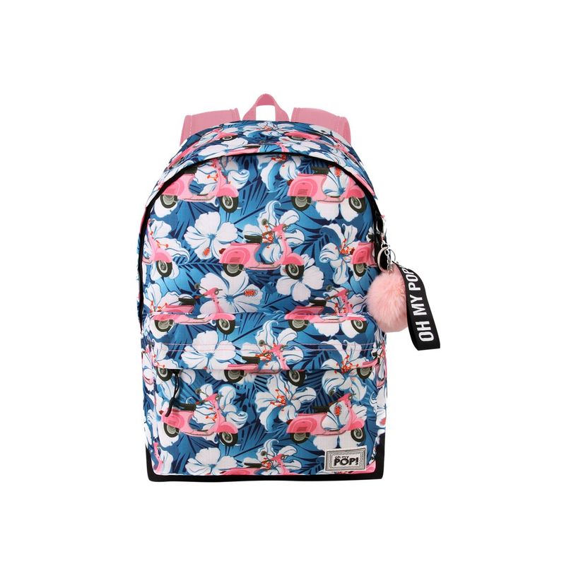 8435376391254-Oh My Pop! HS Pink Scooter - Sac à dos 2 compartiments-P_79444585_2-1