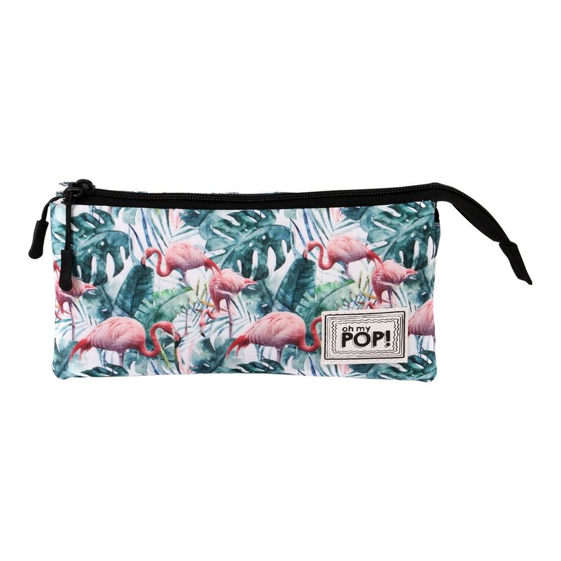 8435376392527-Oh My Pop! - Trousse 3 compartiments - flamenco tropical-P_79444591_1-0