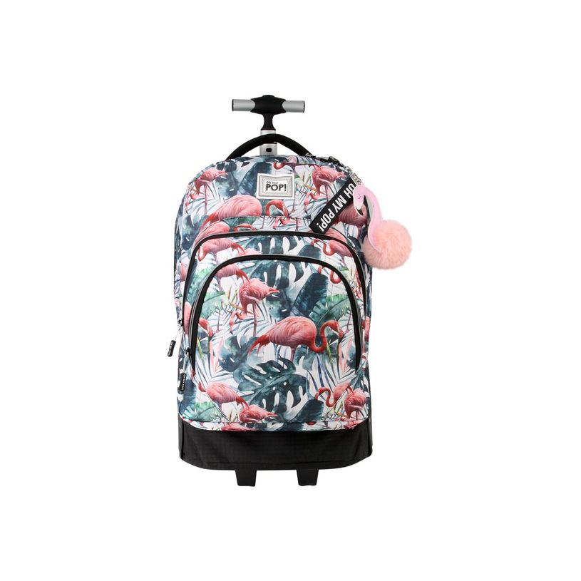 8435376393647-Oh My Pop! Flamenco Tropical - Sac à dos à roulettes 3 compartiments - Karactermania-P_79444594_1-0