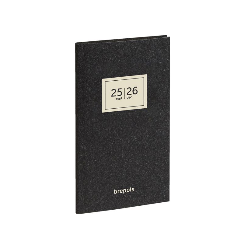 5412303149266-Agenda de poche Essenz 16 mois - 1 semaine sur 2 pages - 9 x 16 cm - anthracite - Brepols-P_79444758_1-0