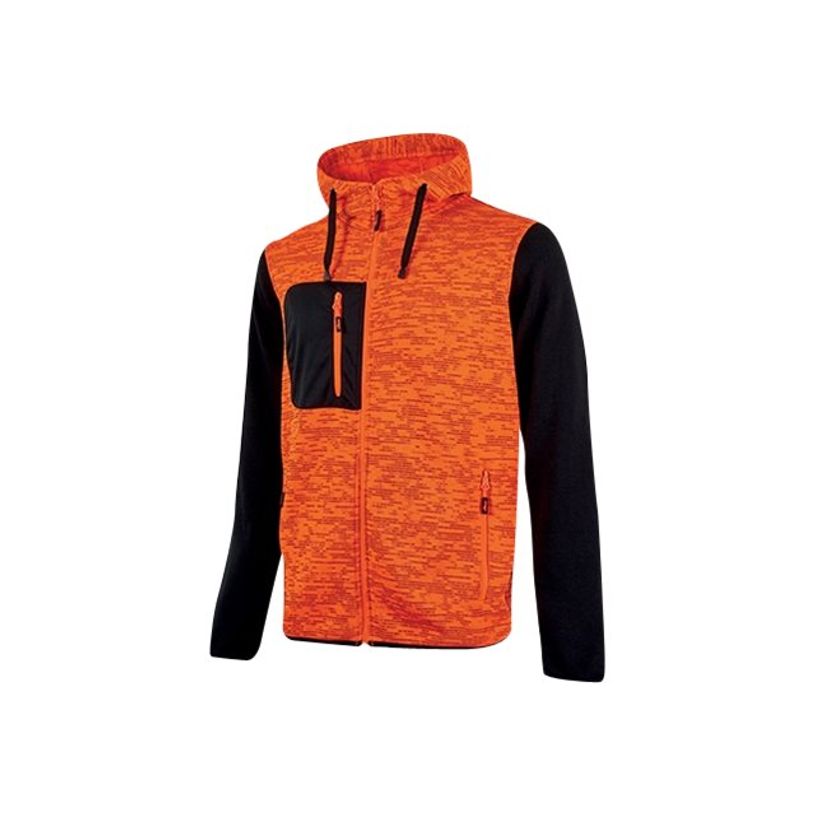 8033546413463-Sweat-shirt zippé col haut - orange fluo - Taille S - Rainbow U-Power-P_79444843_1-0