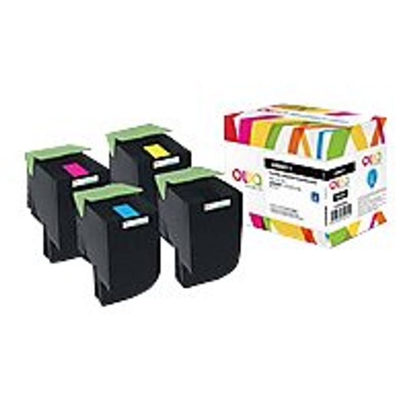 3112539766054-Cartouche laser compatible Lexmark 71B0H40 - jaune - Owa K18128OW-P_79444891_1-0