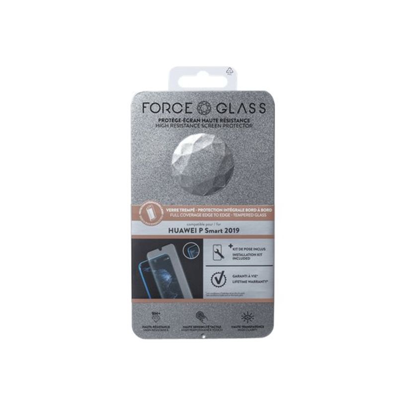 3571211406563-Force Glass - protection d'écran - verre trempé pour Huawei P Smart 2019-P_79445172_1-2