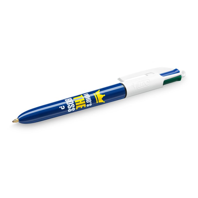 3086123593749-BIC 4 Couleurs - 12 Stylos à bille 4 couleurs - 1 mm - « Who’s The Boss »-P_79445268_2-1