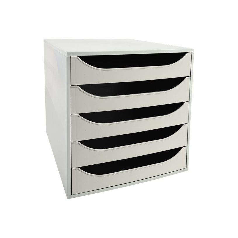 9002493423671-Exacompta Ecobox - Module de classement 5 tiroirs - gris-P_79445313_1-0