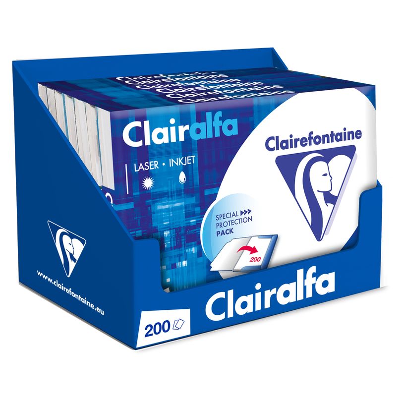 3329680197938-Clairefontaine CLAIRALFA - Papier ultra blanc - A4 (210 x 297 mm) - 80 g/m² - Ramette de 2-P_79445429_2-1