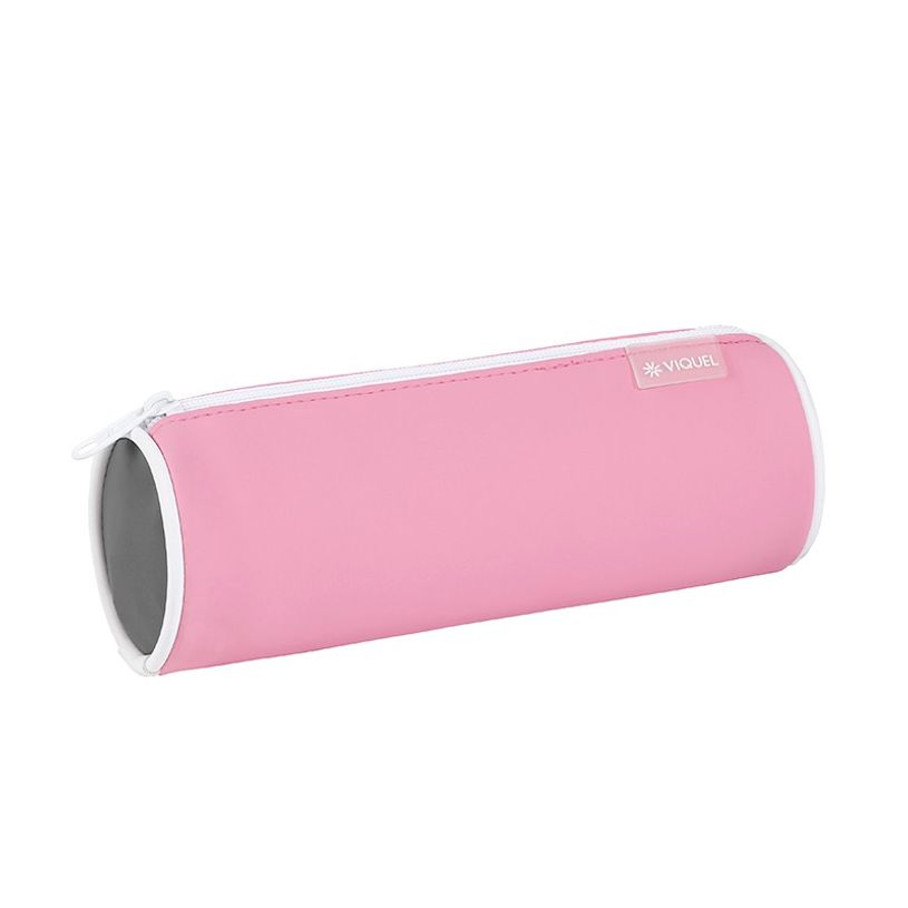 3135258413313-Trousse ronde Rubber - 1 compartiment - 4 coloris disponibles - Viquel-P_841331_12-11