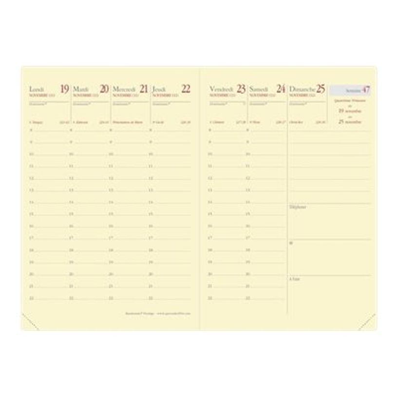 3371010192106-Agenda de poche Impala Randonnée Prestige - 1 semaine sur 2 pages - 9 x 12,5 cm - disponible dans diffé-P_922040_2-3