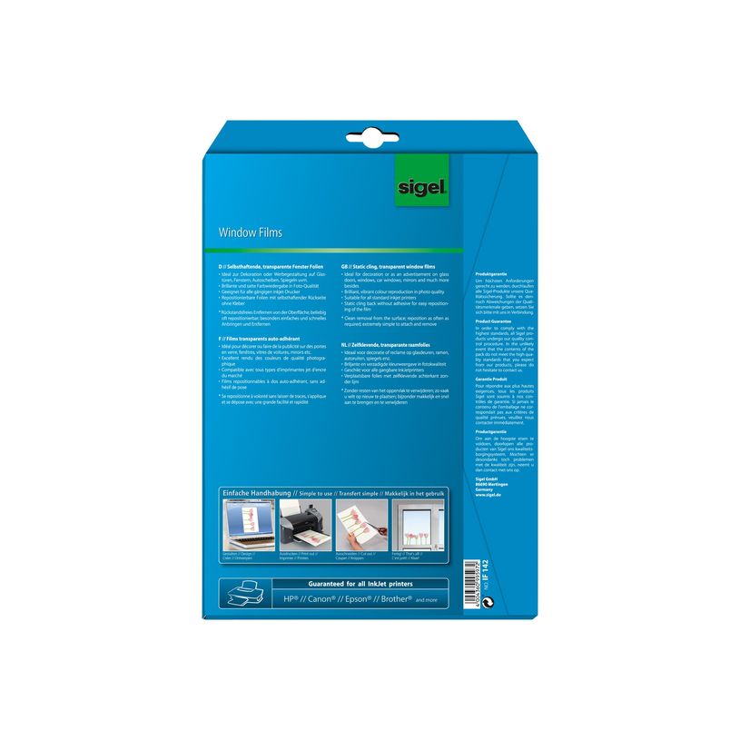 4004360995972-Sigel - Films transparents adhésifs (spécial vitrophanie) A4 - 4 feuilles-P_995972_8-1