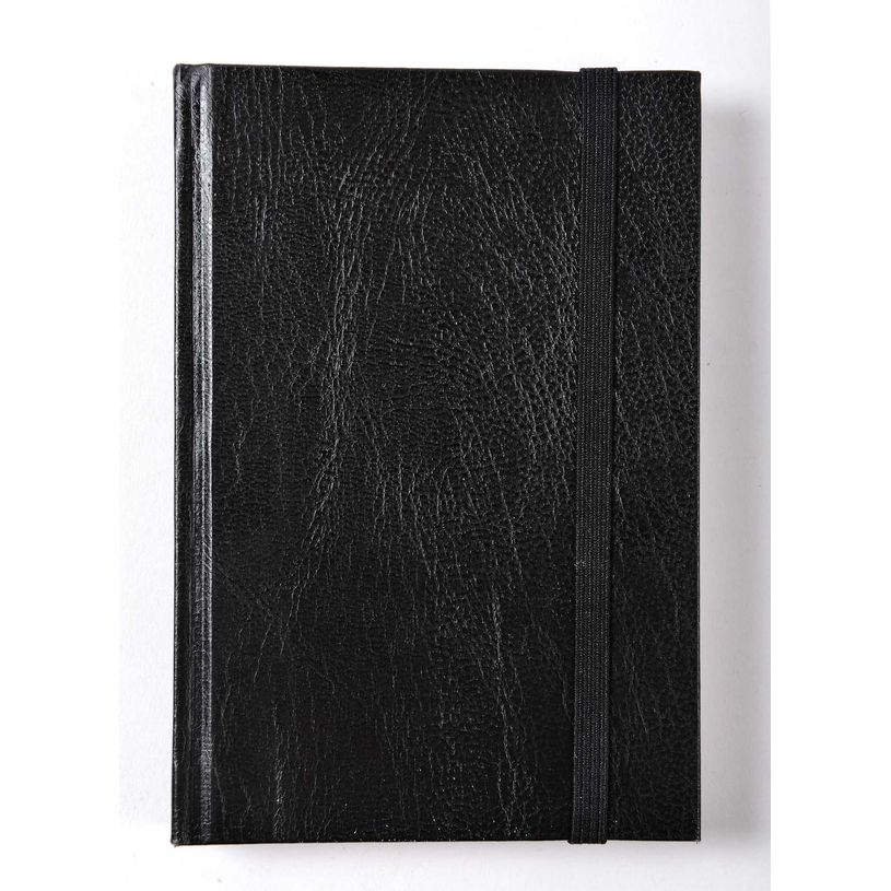 3371010132812-Agenda de poche à élastique Maor Baladek - 1 jour par page - 8,5 x 13 cm - noir - Quo Vadis--0