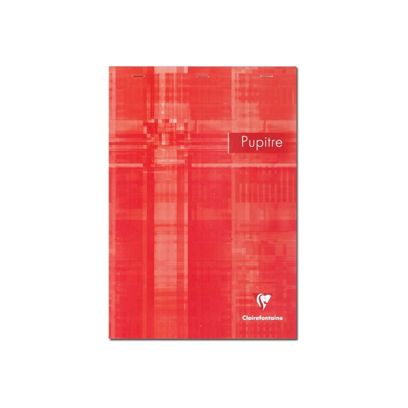 3329680615500-Clairefontaine - Bloc notes Pupitre livre de lecture - A4 - 160 pages - réglé avec marge-P_999991621_4-3