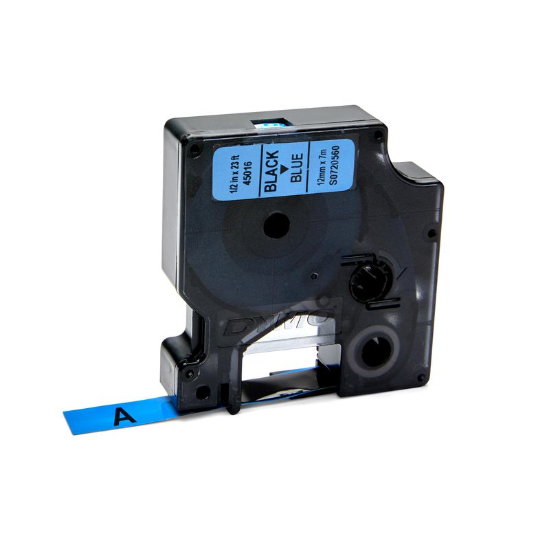 5411313450164-Dymo D1 - Ruban d'étiquettes auto-adhésives - 1 rouleau (12 mm x 7 m) - fond bleu écrit-P_999992251_6-1