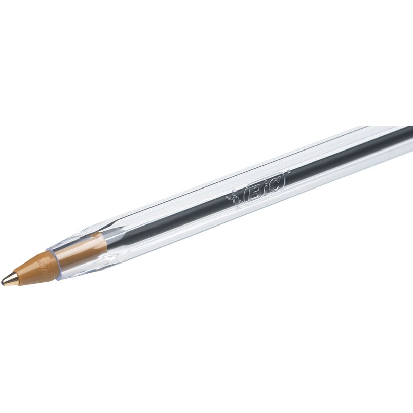 3086121601033-BIC Cristal - 4 Stylos à bille - noir, rouge, bleu, vert - 1 mm - pointe moyenne-P_99999642_4-3