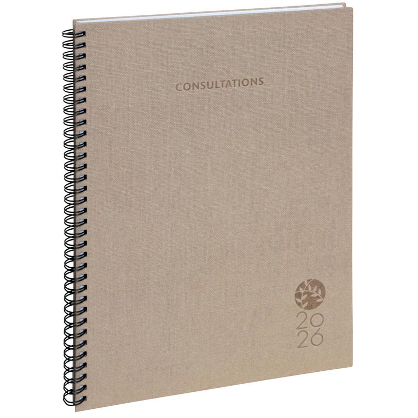 3660942004411-Agenda spiralé Forever Consultations - 1 semaine sur 2 pages - 21 x 29,7 cm - disponible dans différentes cou--3