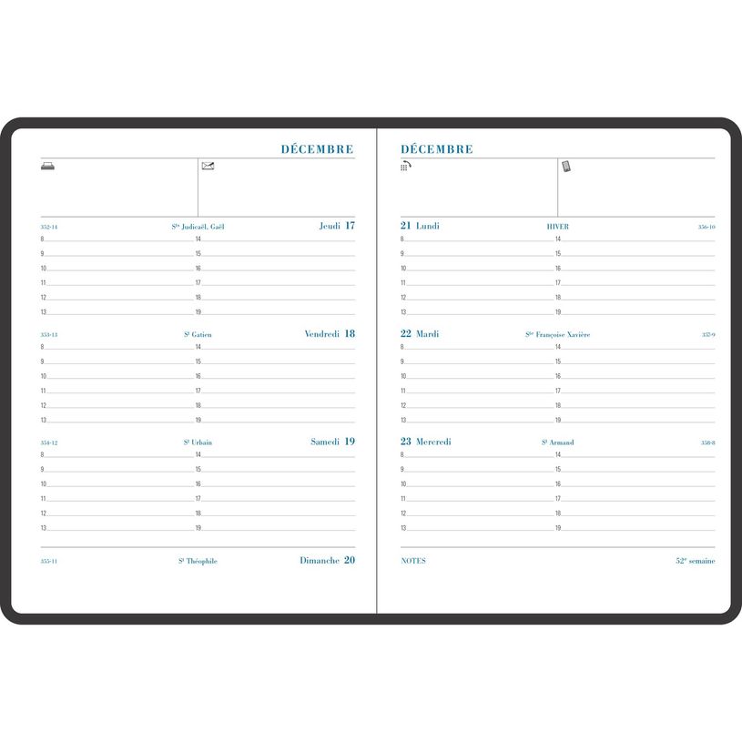 3660942002165-Agenda Barbara Pratic - 1 semaine sur 2 pages - 14 x 18 cm - disponible dans différentes c-P_99999823_3-1