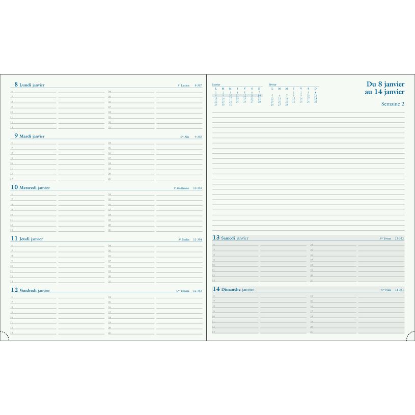 3660942002684-Agenda Barbara Espace 27 - 1 semaine sur 2 pages - 21 x 27 cm - noir - Exacompta-P_99999832_3-1